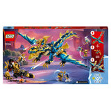 Buy LEGO Ninjago Elemental Dragon vs. The Empress Mech Back of Box Image at Costco.co.uk