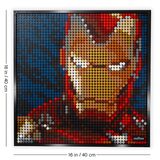 Lego marvel art piece