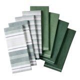 Culinary Classics Kitchen Towels 8 Pack, Green