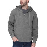 BC Clothing Fleece Lined Hoody in Grey