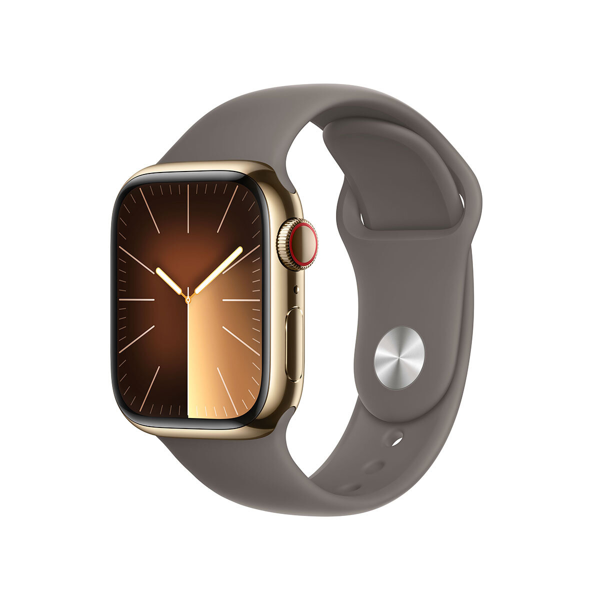 Buy Apple Watch Series 9 Cel, 41mm Gold Stainless Steel Case / Clay Sport Band M/L, MRJ63QA/A at Costco.co.uk