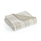 Casual Living Reversible Plush Throw 127 x 177 cm, in Taupe