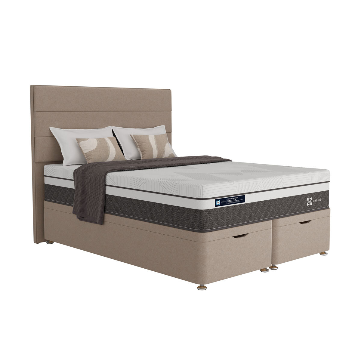 Sealy Full Ottoman Latte Divan Base in 3 Sizes