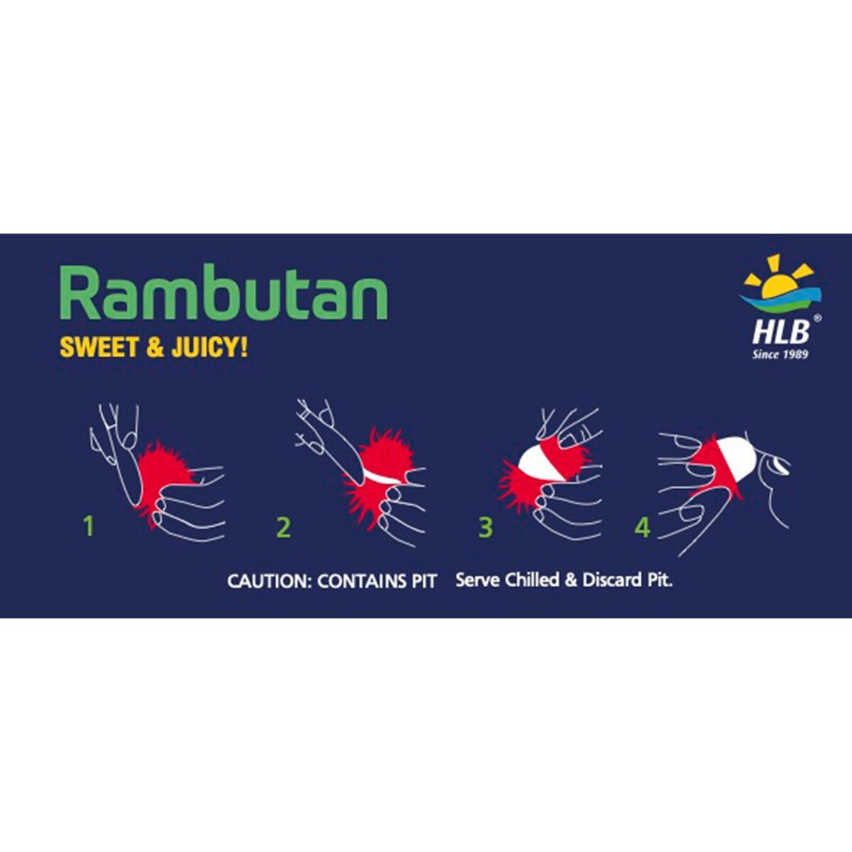 How to eat a Rambutan