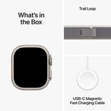 Buy Apple Watch Ultra 2 GPS + Cellular, 49mm Titanium Case with Green/Grey Trail Loop - S/M, MRF33B/A at costco.co.uk