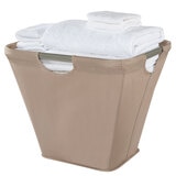 Neatfreak Metal Frame Portable Laundry Basket, 2 Pack in Brown