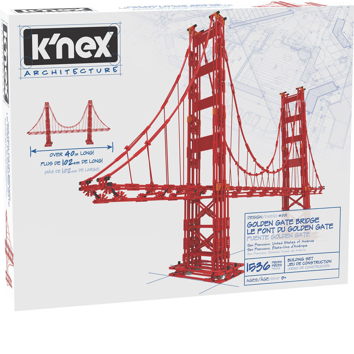 Buy K'nex Golden Gate Bridge Box Image at Costco.co.uk