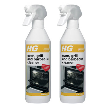 HG Oven, Grill & Barbeque Cleaner, 2 x 500ml