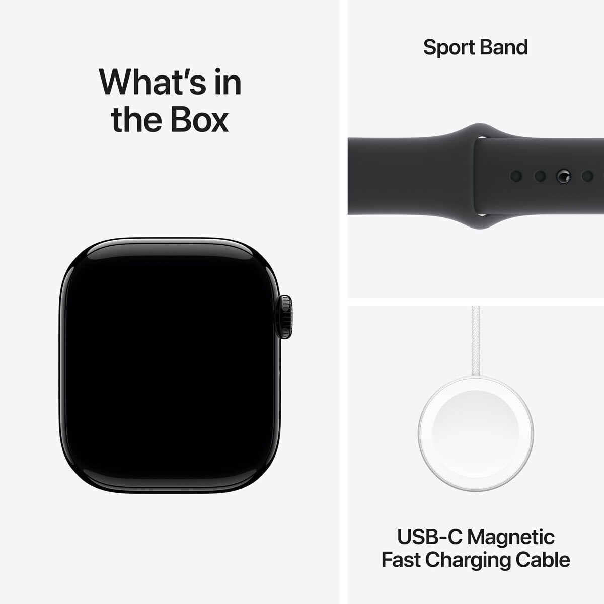 Buy Apple Watch Series 10 GPS, 46mm Jet BlackAluminium Case with Sport Band M/L at costco.co.uk