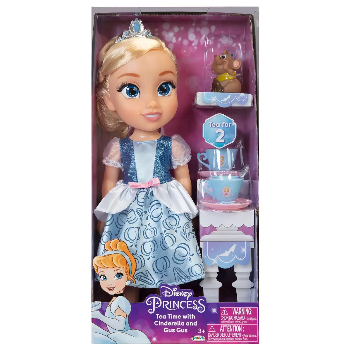 Buy Disney Tea Time Party Doll Cinderella & Gus Gus Box Image at Costco.co.uk