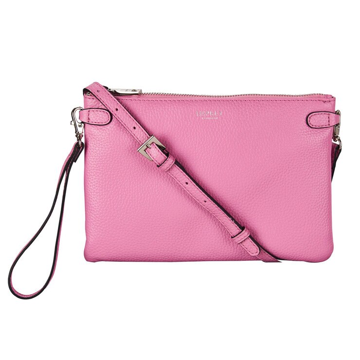 Osprey London Madison Leather Women's Cross Body bag, Carnation Pink ...