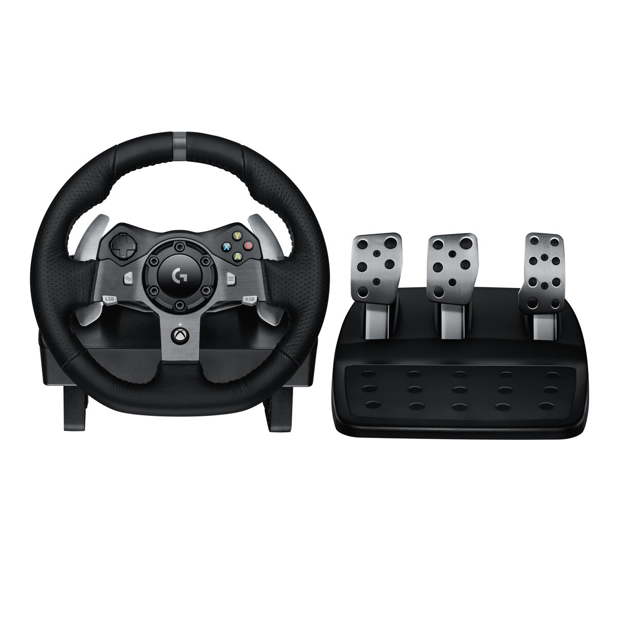Logitech G920 Racing Wheel and Shifter Bundle for Xbox One and PC (Renewed)