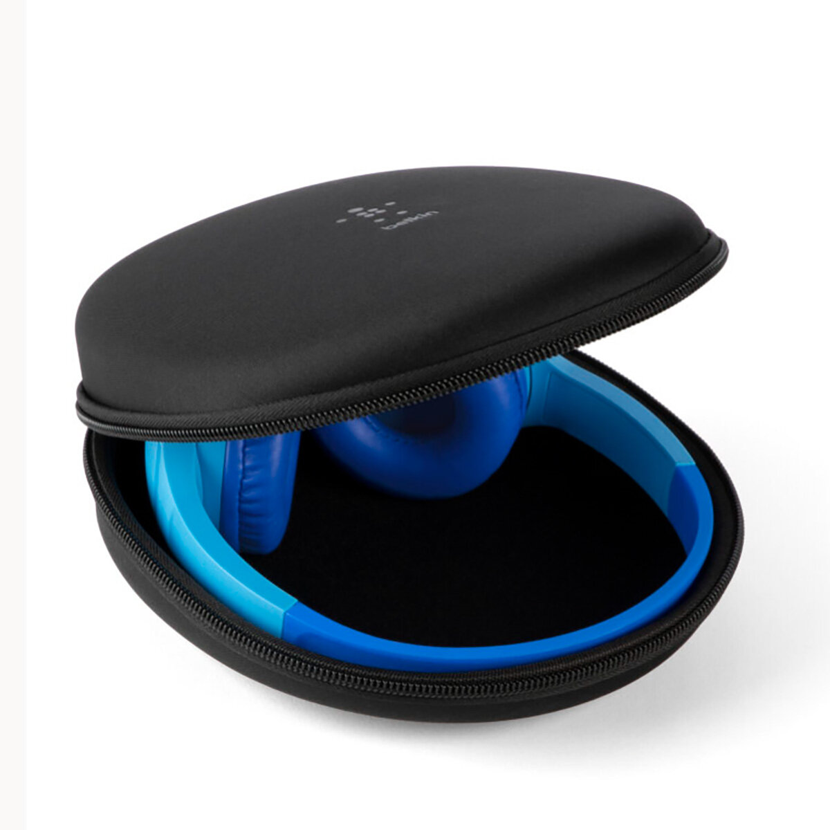 Blue headphone case