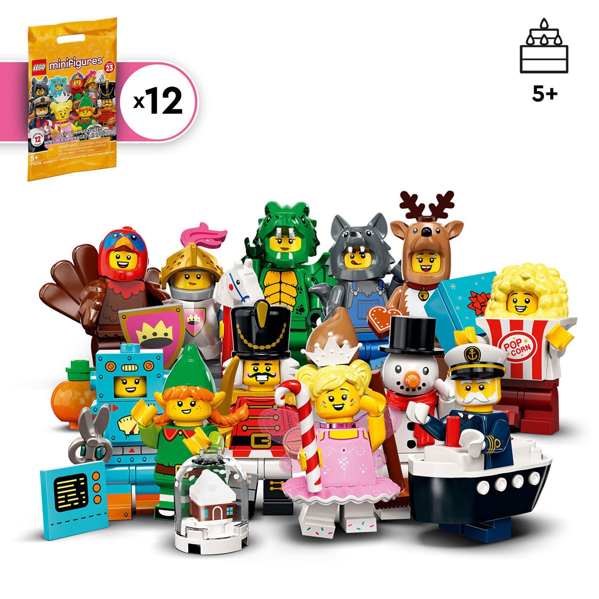 Buy Lego Minifigures Series 23 Package and Item2 Image at Costco.co.uk