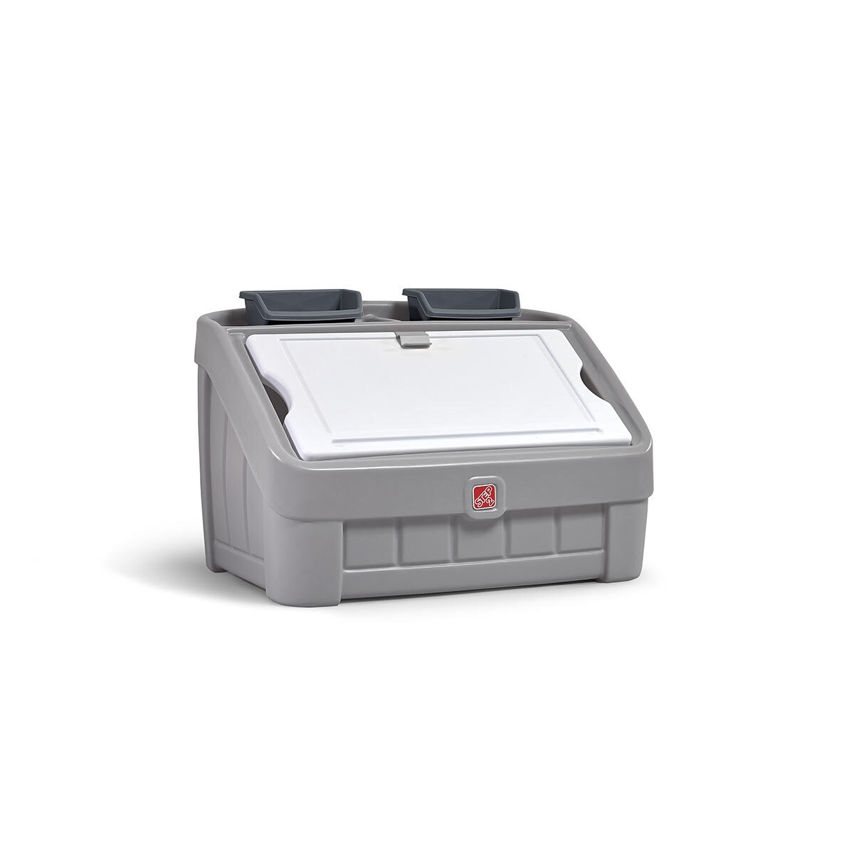 Buy 2-In-1 Toy Box & Art Lid Grey Overview Image at Costco.co.uk