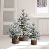 Buy 3pk Flocked Trees Lifestyle Image at Costco.co.uk