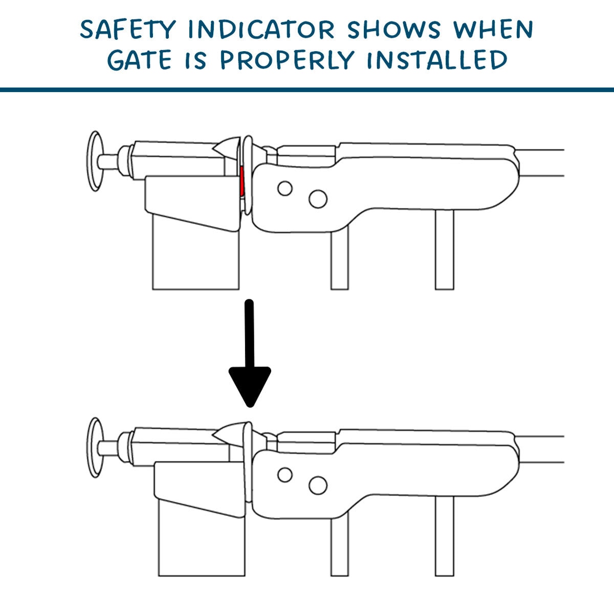 BabyDan ASTA True Pressure Fit Metal Safety Gate