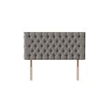 Pocket Spring Bed Company Florence Light Grey Fabric Headboard, King