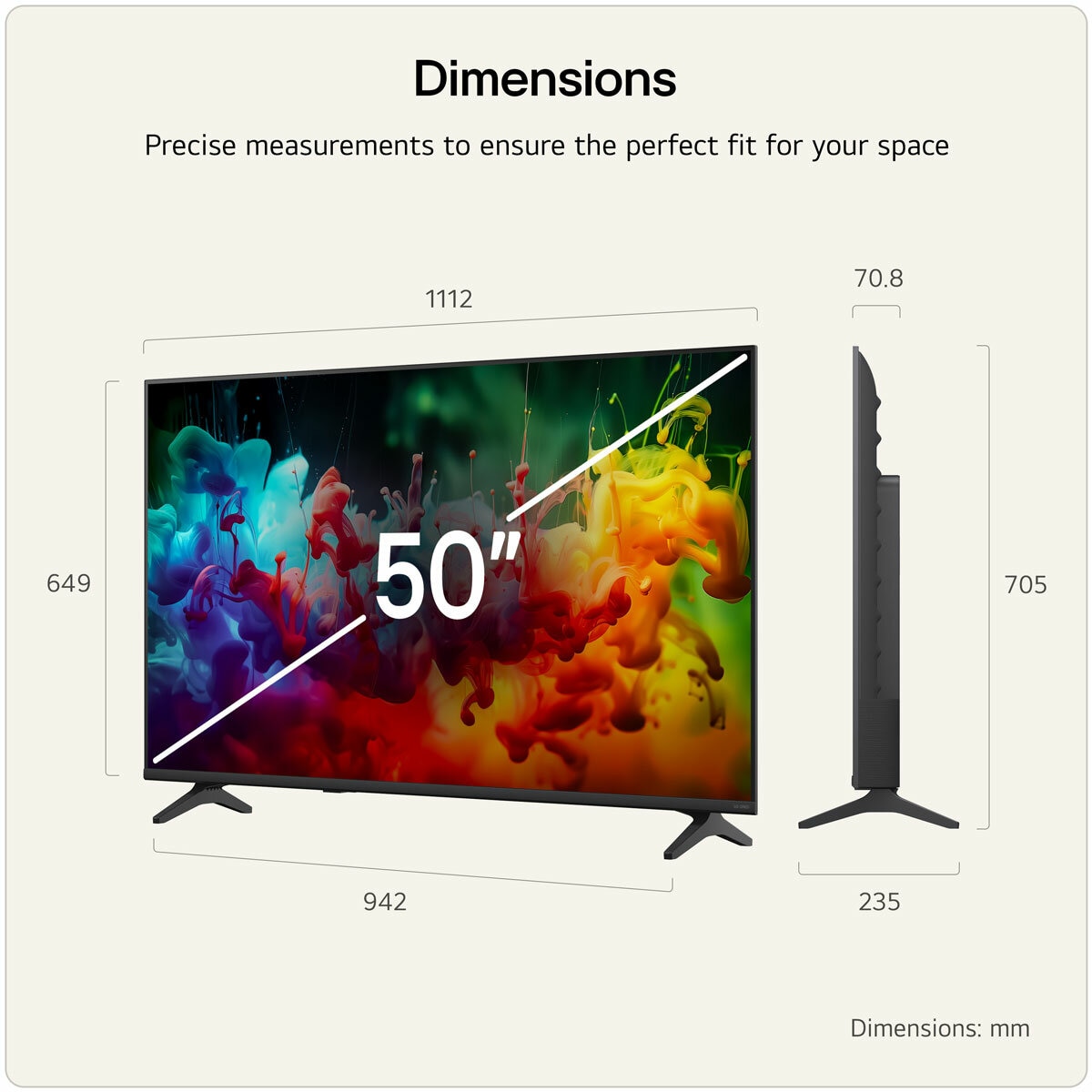 LG 50QNED70B6C 50 Inch QNED 4K Ultra HD Smart TV LG 50QNED70B6C 50 Inch QNED 4K Ultra HD Smart TV