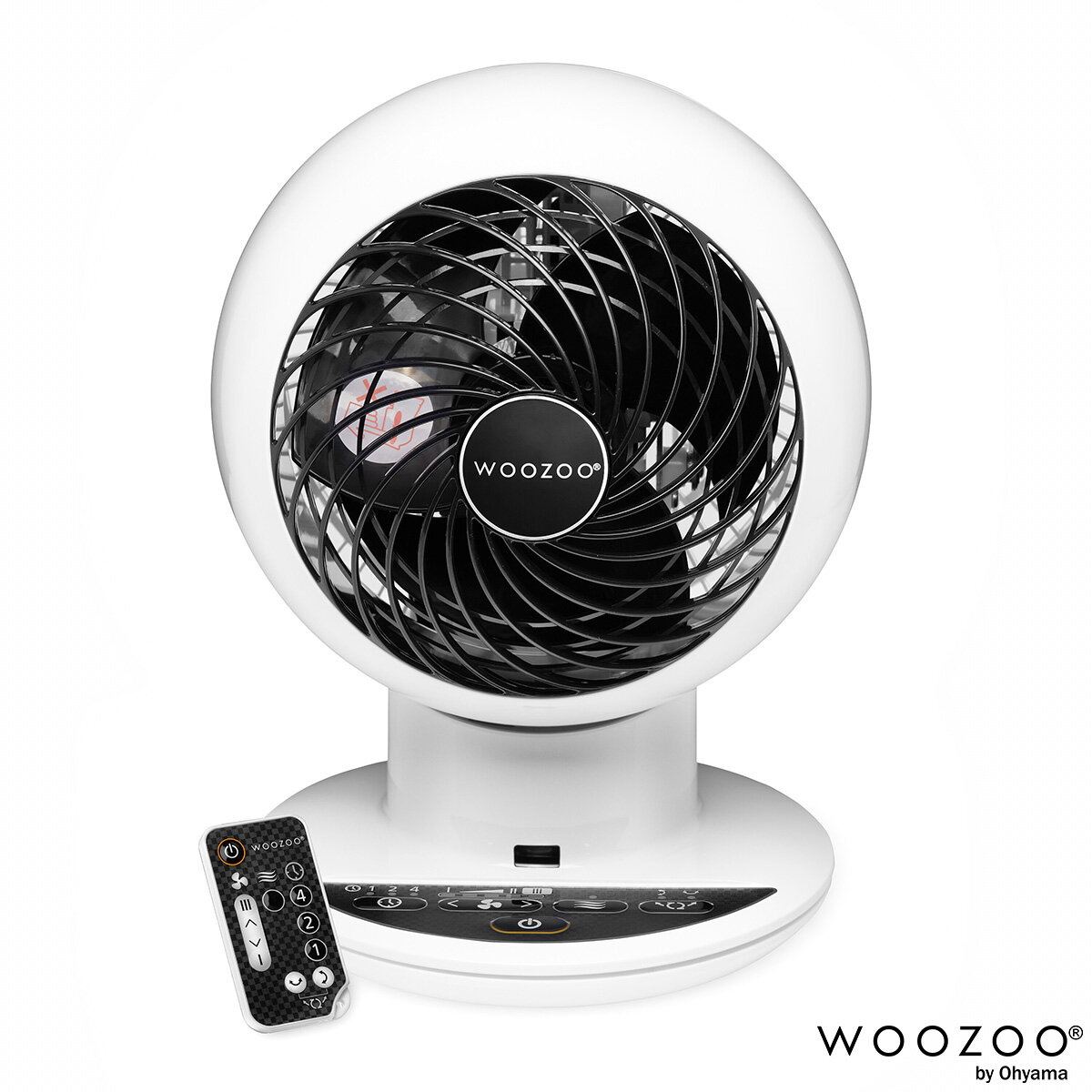 Front Profile of Woozoo Desk Fan