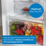 Bosch KGN362WDFG Series 4 Fridge Freezer, D Rated in White