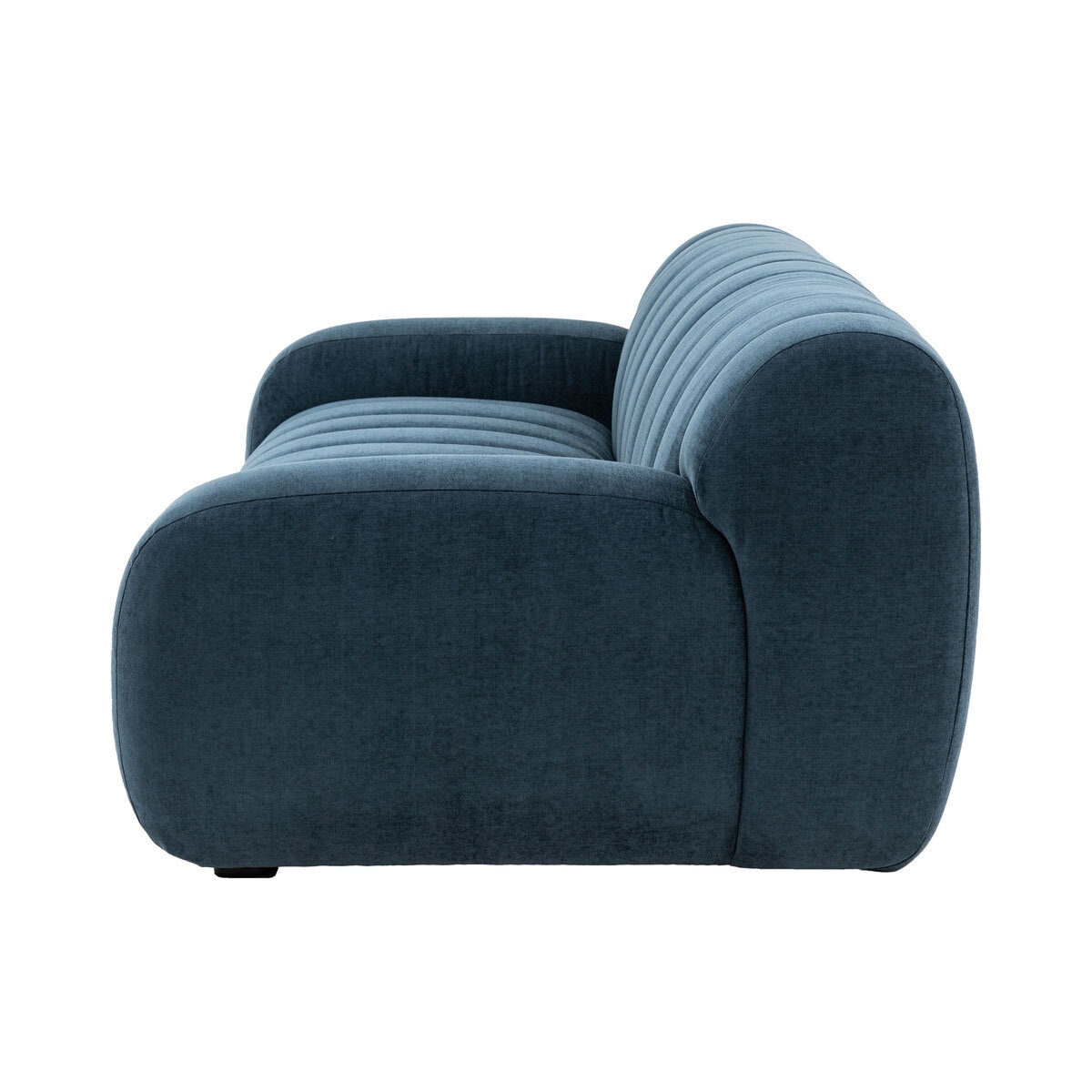 Gallery Coste Blue Fabric 3 Seater Sofa