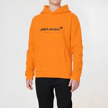 McLaren F1 Kid's Core Essentials Orange Hoodie, Size XL