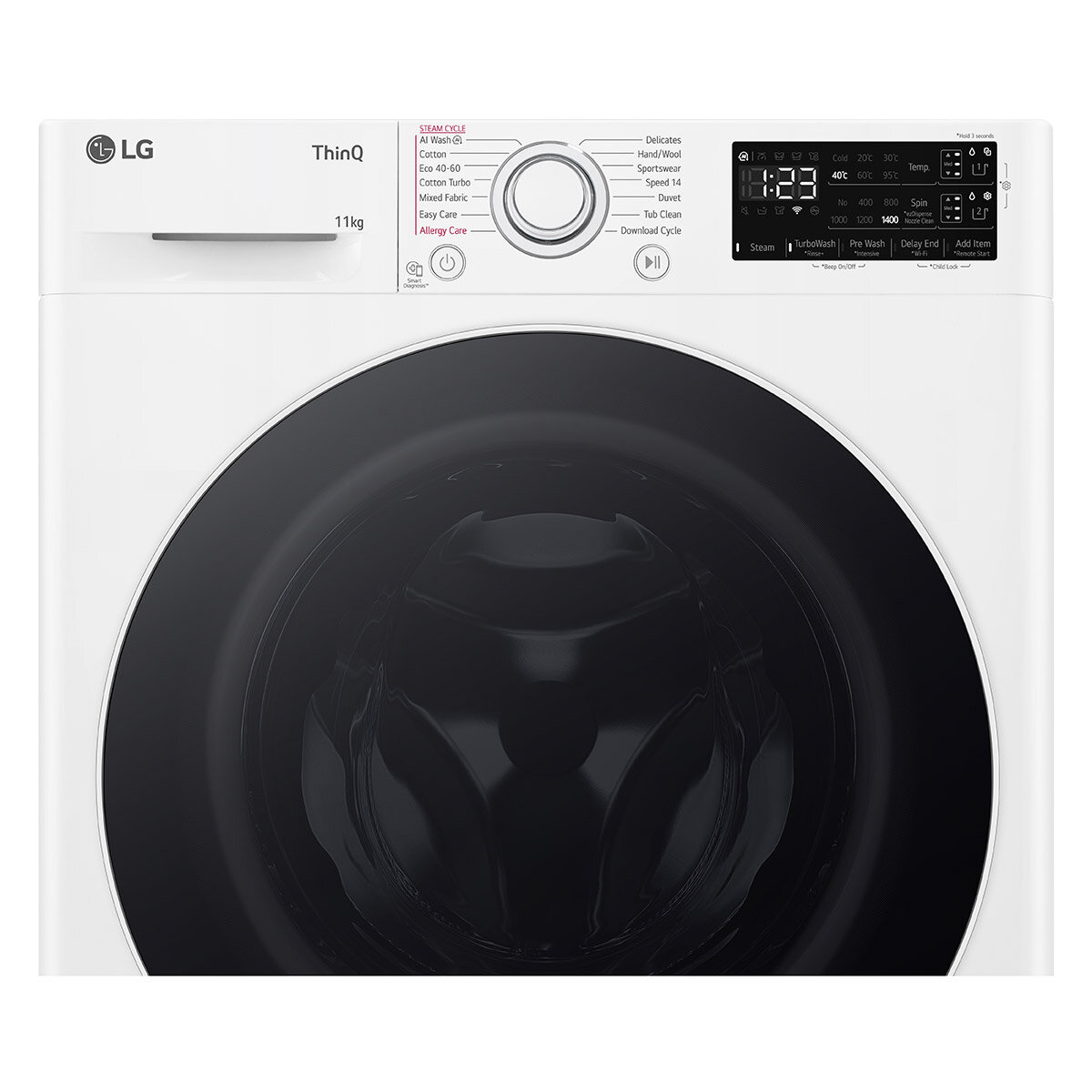 Top half F4Y511WWLA1 11kg 1400 rpm Washing Machine, A Rated in White