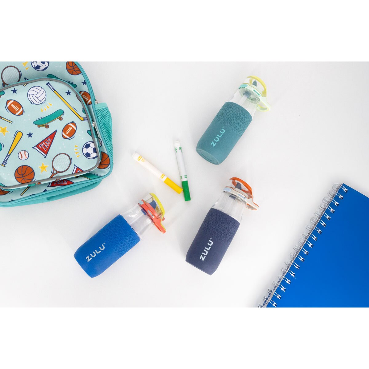 Zulu Tritan Water Bottle, 511ml, 3 Pack Zulu Tritan Water Bottle, 511ml, 3 Pack