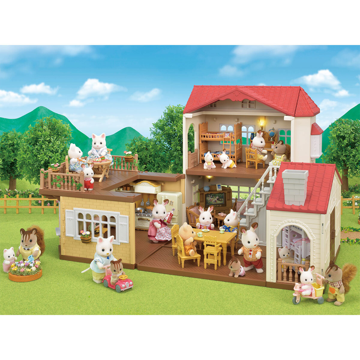 Buy Sylvanian Families Red Roof Country Home Overview Image at Costco.co.uk