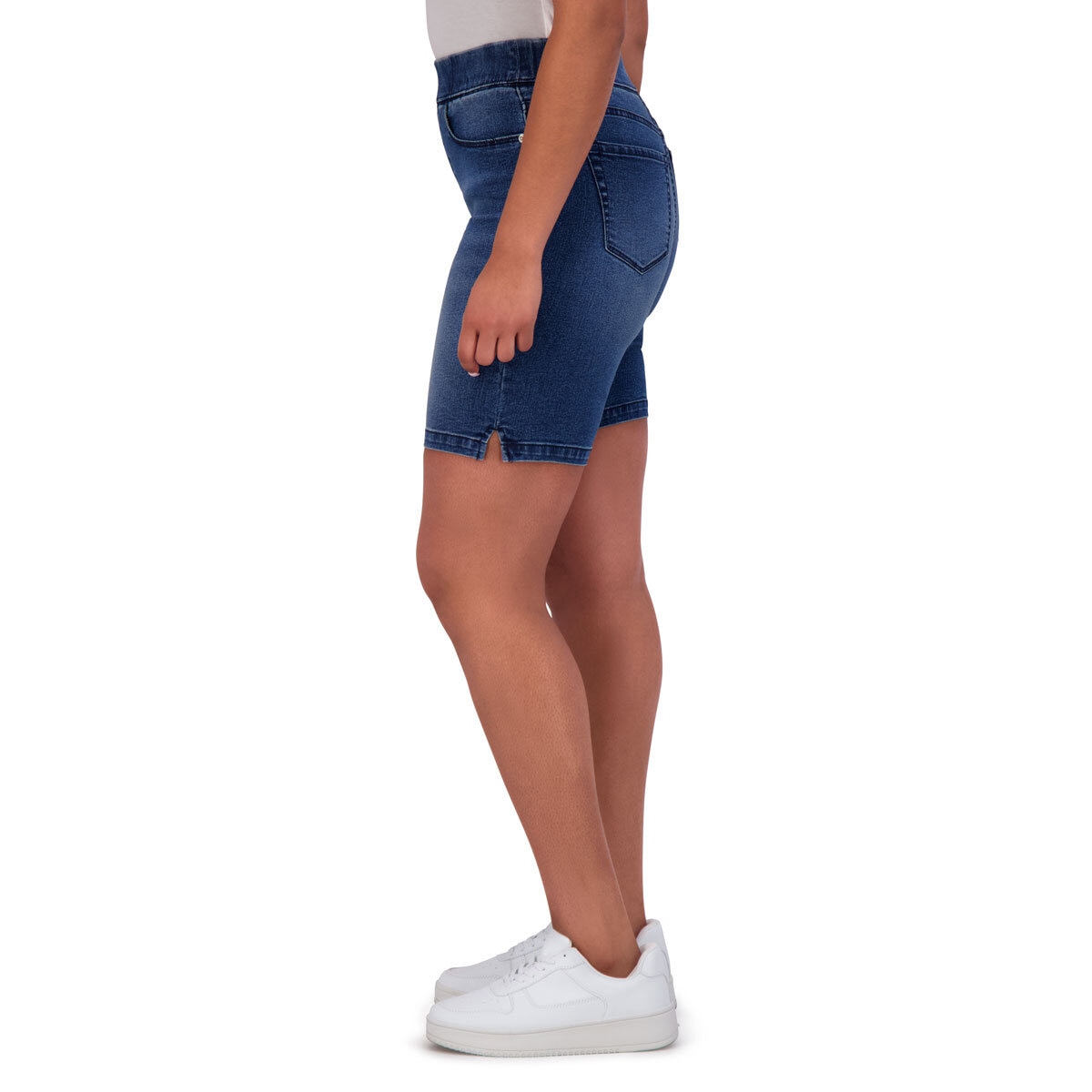 DKNY Ladies Pull On Short in Blue