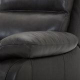 Gilman Creek Grey Leather Power Recliner