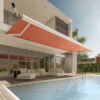 Olympus Awnings Hera Outdoor Patio Awning up to 2m Projection, Fully Installed Olympus Awnings Hera Outdoor Patio Awning up to 2m Projection, Fully Installed