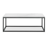 Bentley Designs Sofia White Sintered Stone Coffee Table