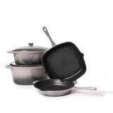 BergHOFF Cast Iron Cookware - 4pc Set Oyster Grey