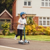 Buy Globber Elite Deluxe Scooter in Navy Blue Lifestyle2 Image at Costco.co.uk