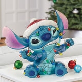 Buy Dinsey Traditions Stitch Wrapped in Christmas Lights Lifestyle Image at costco.co.uk