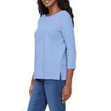 Kirkland Signature Ladies Boatneck Tee in Blue Kirkland Signature Ladies Boatneck Tee in Blue