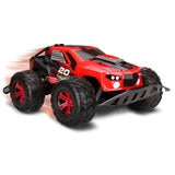 Monster truck car on white background