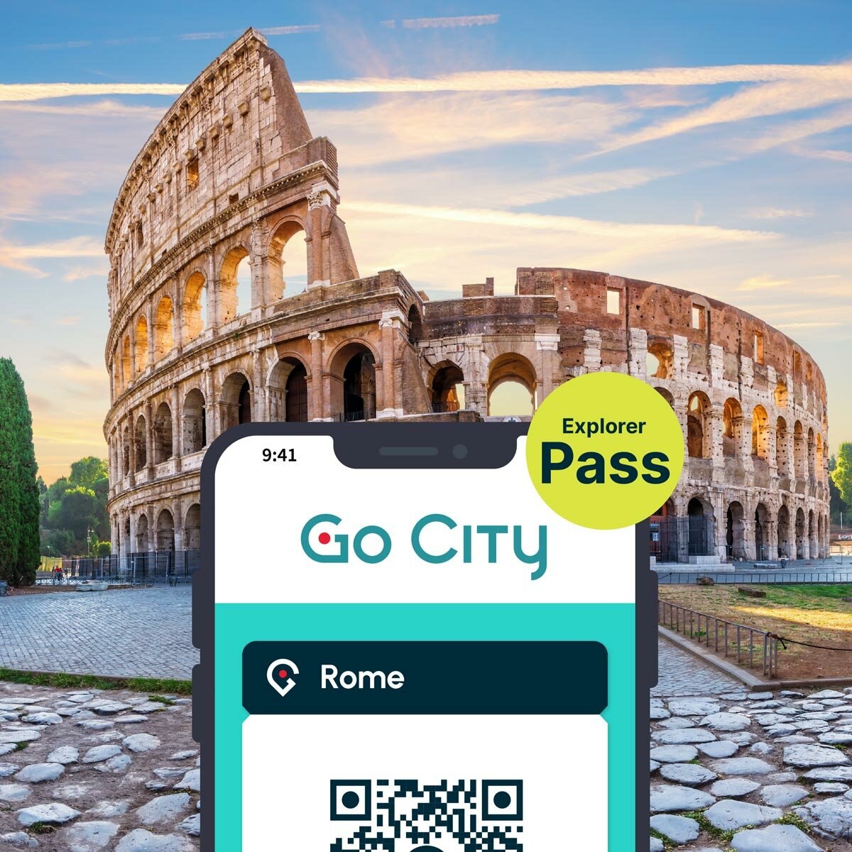 Go City Rome 3-choice Explorer Pass, Child Go City Rome 3-choice Explorer Pass, Child