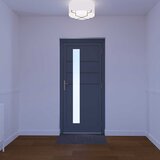 Dortech Ilkley Aluminium Front Door with Lever Handle in 2 Colours