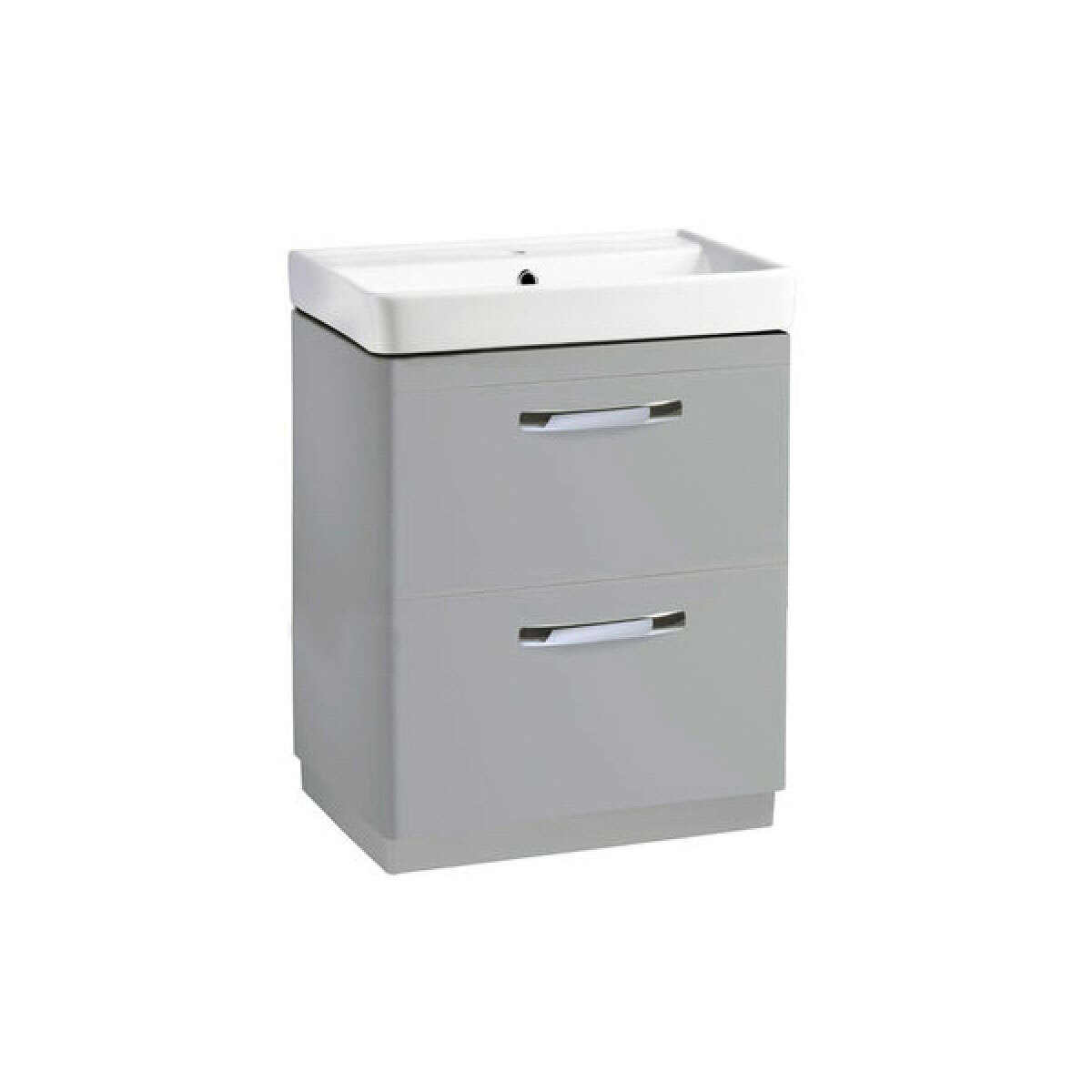 Tavistock Curve 2 Drawer 600mm Floor Mounted Vanity Unit in 3 Colours