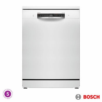 Bosch SMS4EMW06G Series 4 Freestanding 14 Place Setting Dishwasher, B Rated in White Bosch SMS4EMW06G Series 4 Freestanding 14 Place Setting Dishwasher, B Rated in White