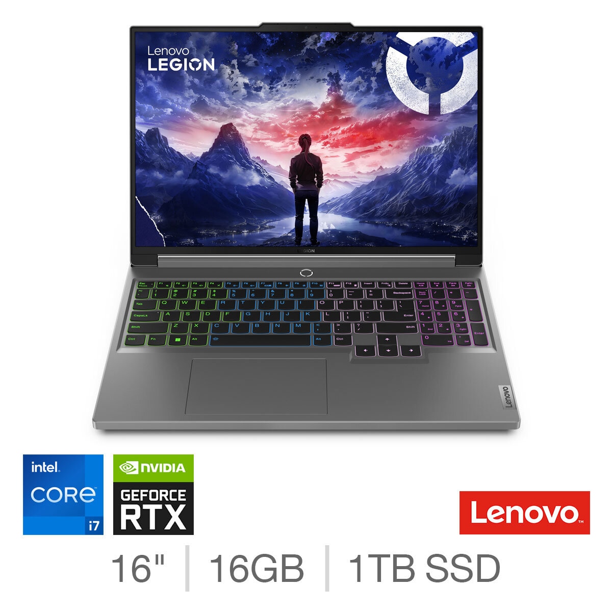 Lenovo Legion 5, Intel Core i7, 16GB RAM, 1TB SSD, NVIDIA GeForce RTX 4060, 16 Inch, Gaming Laptop