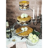 Topping's Pies Round Wedding Pork Pie With Stand