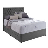 Pocket Spring Bed Company Mulberry Mattress & Grey Divan with 4 Drawers in 3 Sizes