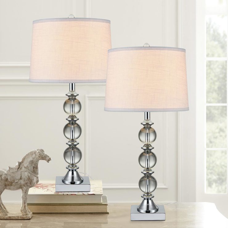 Bridgeport Designs Crystal Table Lamp 2 Pack Costco Uk