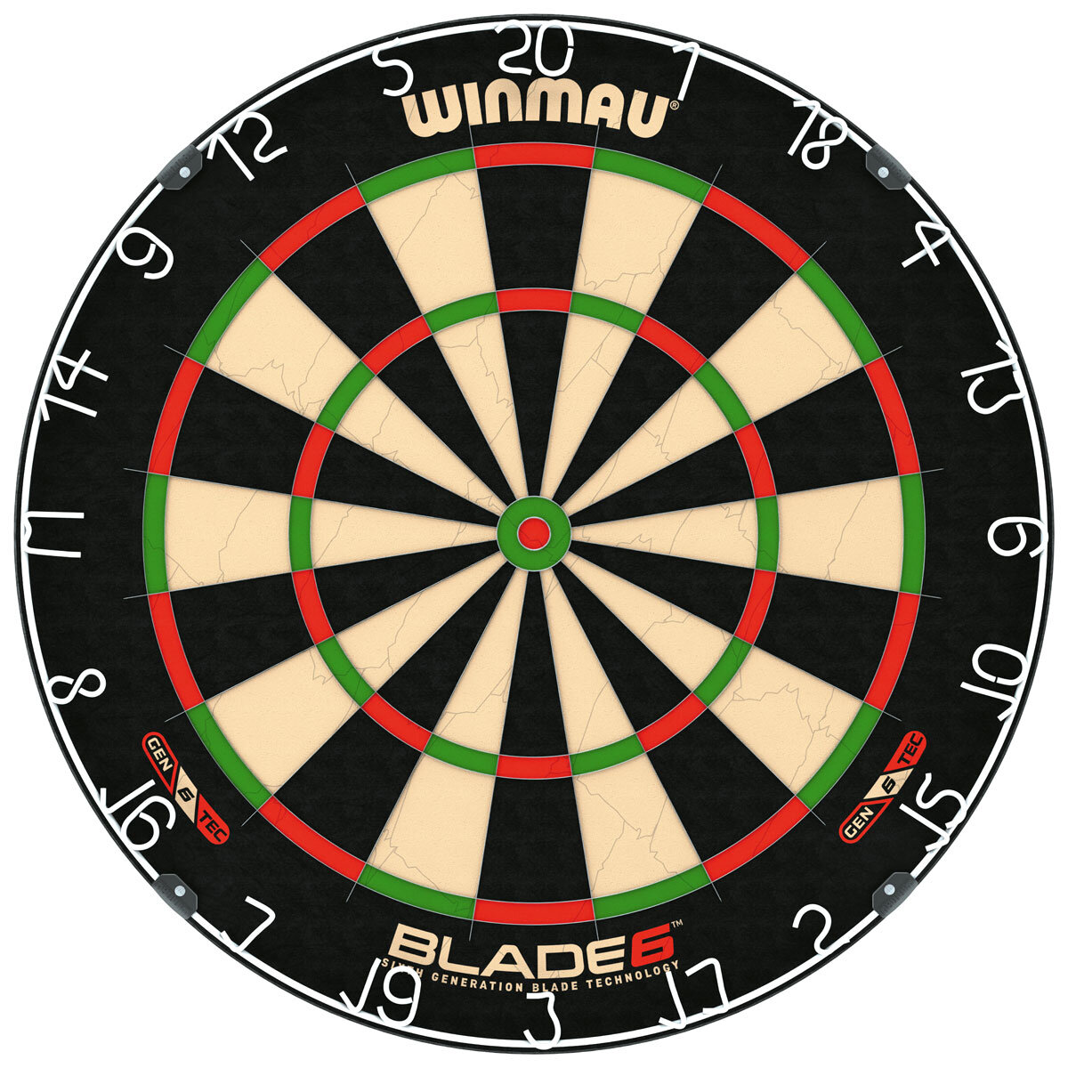 Winmau Blade 6 Dartboard with Darts & Oche Line Winmau Blade 6 Dartboard with Darts & Oche Line
