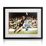 Johan Cruyff Signed Barcelona Framed Image