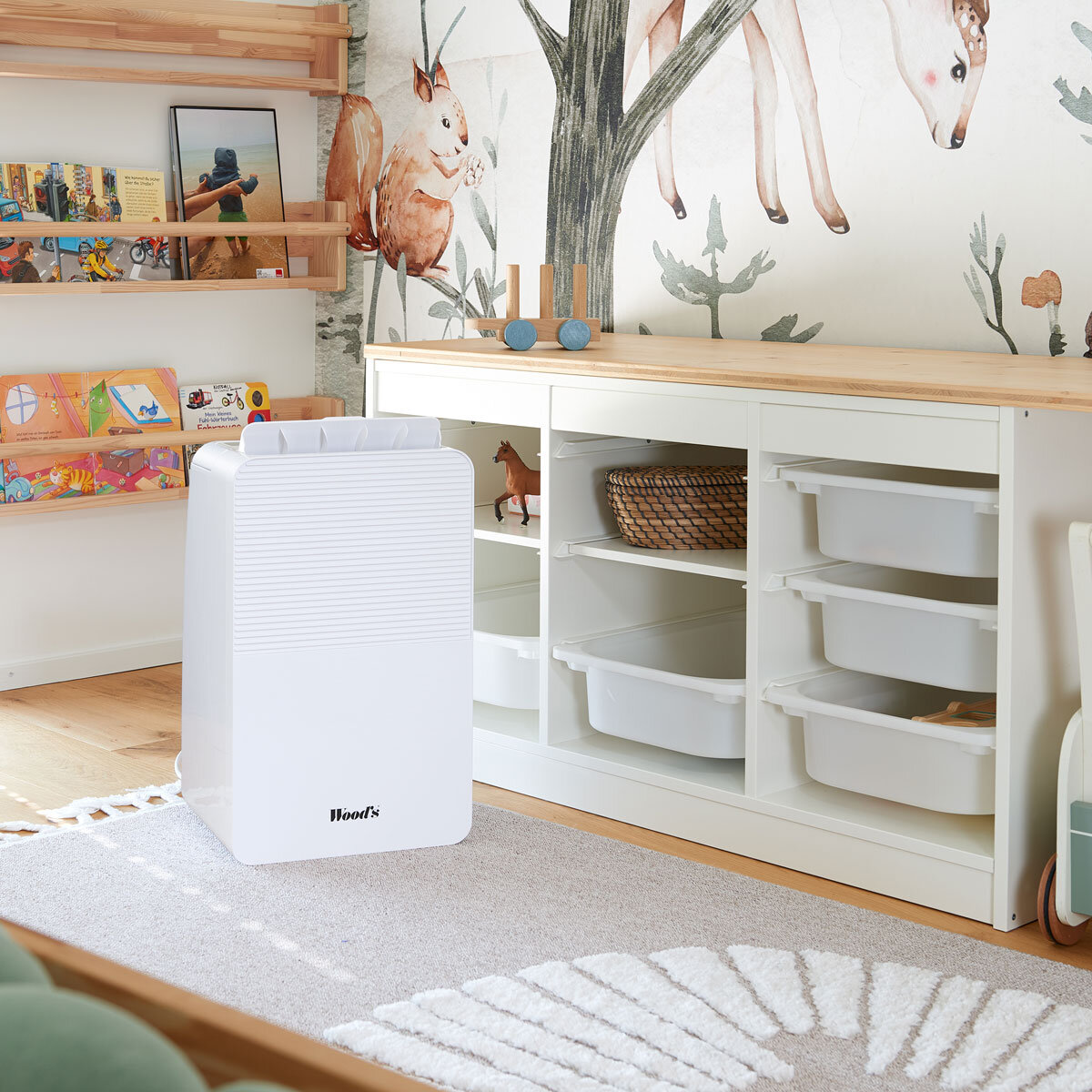 Wood's 10L Dehumidifier MDK11, for rooms 50m² (538 ft²)